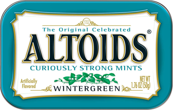 Altoids Wintergreen Tin