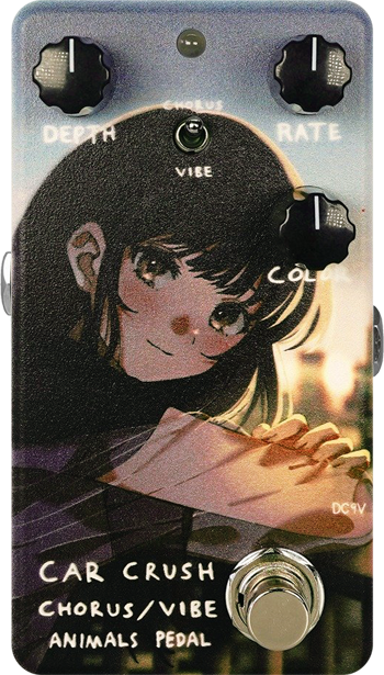 Animals Pedal Custom Illustration 028 Car Crush Chorus/Vibe