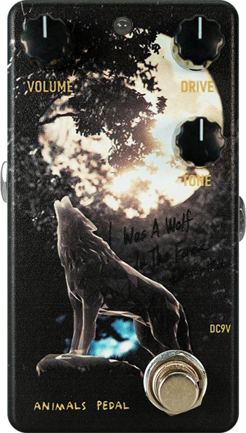 Animals Pedal Custom Illustration 036 I Was A Wolf In The Forest Distortion