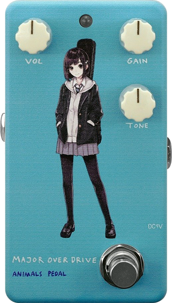 Animals Pedal Custom Illustration 008 Major Overdrive