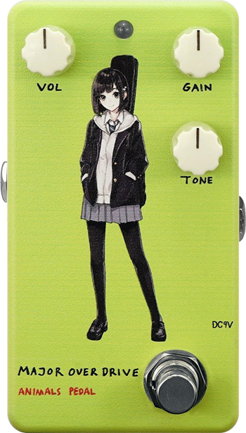 Animals Pedal Custom Illustration 010 Major Overdrive