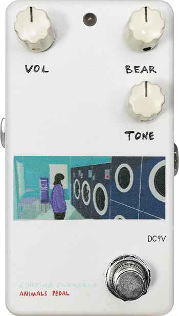 Animals Pedal Custom Illustration 003 Surfing Bear Overdrive