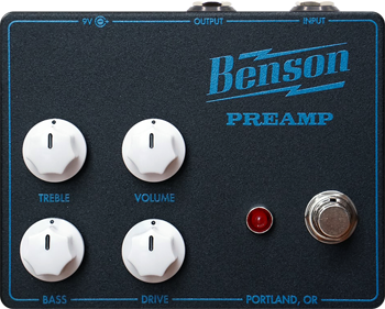 Benson Preamp (Black/Ocean Turquoise)