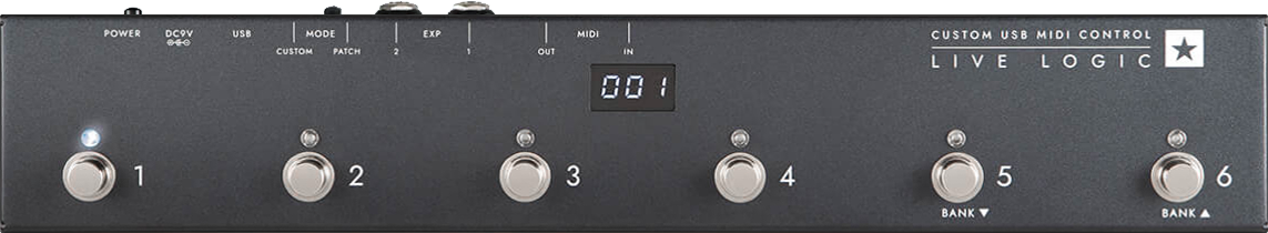 Blackstar Live Logic MIDI Controller