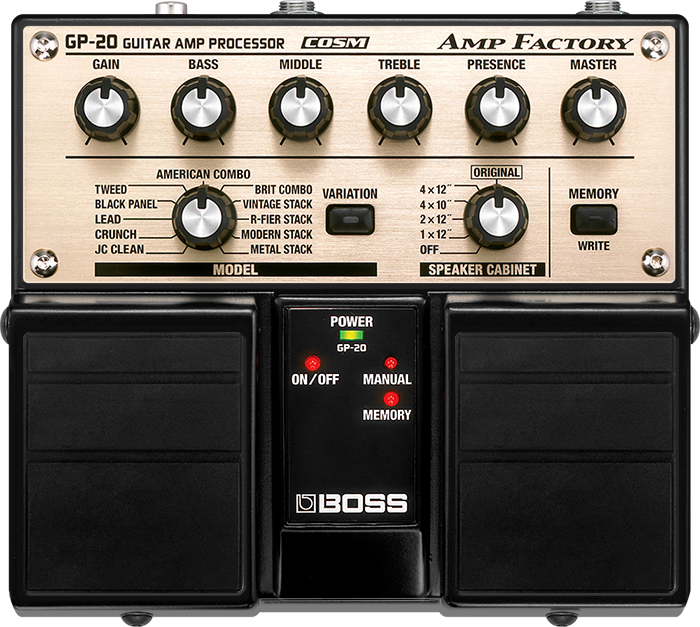 Boss GP-20 Amp Factory