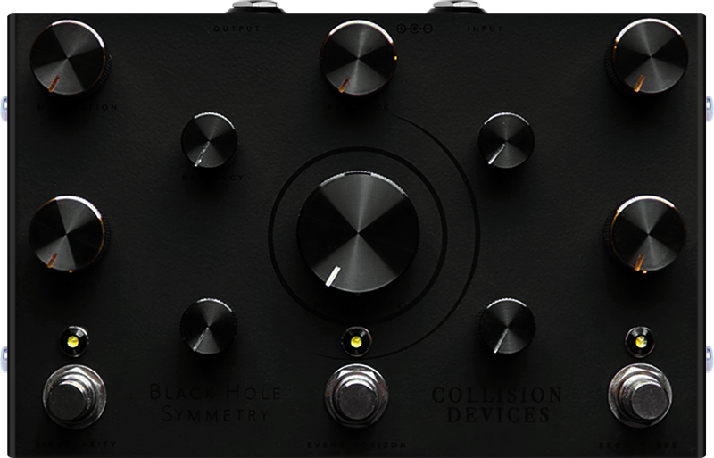 Collision Devices Black Hole Symmetry (Dark)