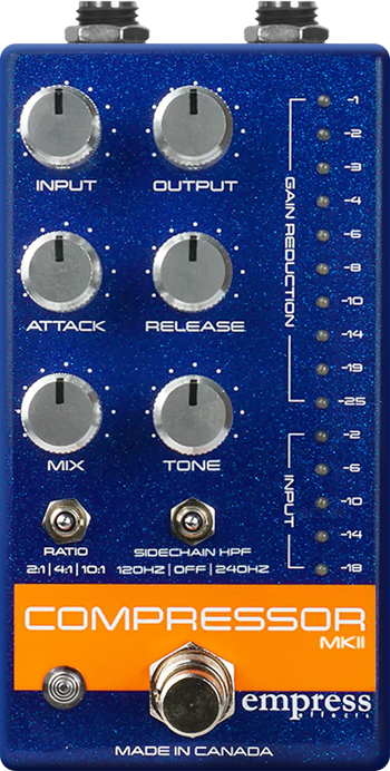 Empress Compressor MKII (Blue Sparkle)