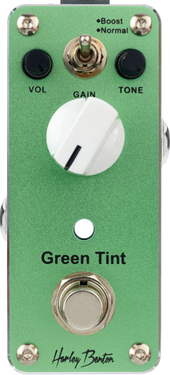 Harley Benton MiniStomp Green Tint