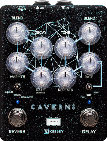 Keeley Caverns V2 (Black Sparkle)