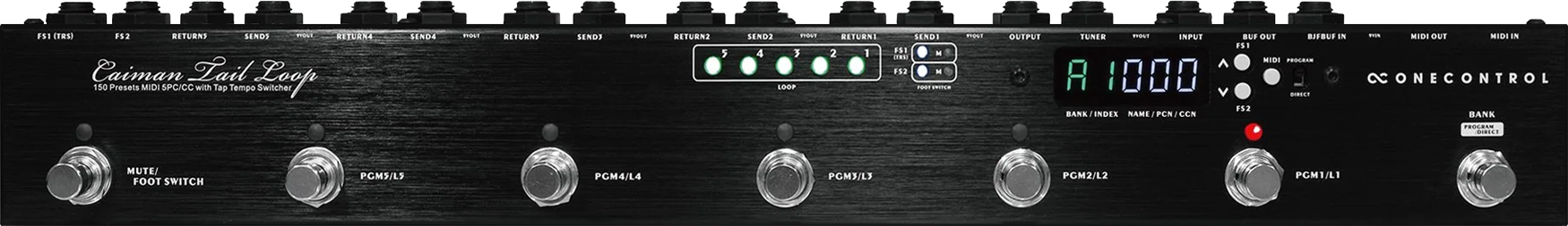 One Control Caiman Tail Loop