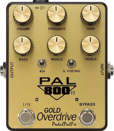 Pedal Pal FX PAL800-V3 Gold Overdrive