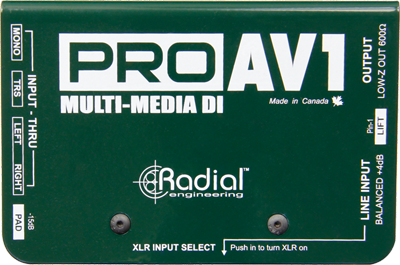 Radial Engineering ProAV1