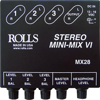 Rolls MX28 Stereo Mini-Mix VI