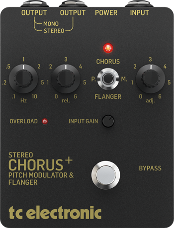 TC Electronic Stereo Chorus+ Pitch Modulator & Flanger Gold