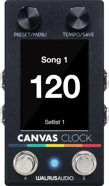 Walrus Audio Canvas Clock