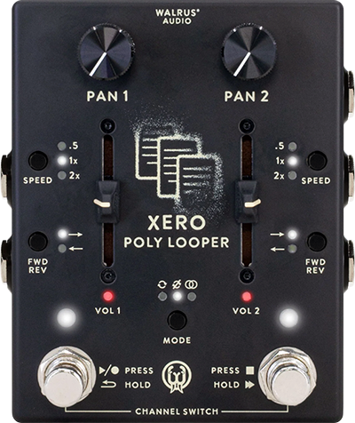 Walrus Audio Xero Poly Looper (Black)